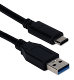 3-Meter USB-C to USB-A 3.2 Gen 1 5Gbps 60-Watts Sync & Power Cable CC2231A-3M 037229230703 Black microcenter Matthews Pending, USB-C, USB C