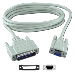 6ft DB9 Female to DB25 Male Serial Modem Cable CC312-06 037229812060 Cable, External Modem to PC with DB9 Serial RS232 Port, Premium, DB25M/DB9F, 6ft MC312-06, CC312-06N  398602 CC31206 CC312-06 cables feet foot  2549 