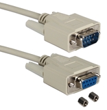 50ft DB9 RS232 Male to Female Extension Cable CC317-50N 037229317503 Cable, Straight Thru, EGA/CGA Monochrome Video/Serial RS232 Applications or Extension, DB9M/F, 50ft, 26AWG, UL CC317-50NN    KV6459 CC31750 CC317-50N  cables feet foot   2568 IMCE
