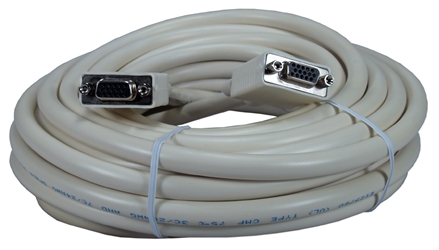 25ft Premium VGA HD15 Female to Female Tri-Shield Plenum Cable CC387P-25 037229421293 Cable, Straight Thru - Plenum, VGA/SVGA Video, Premium, HD15F/F, Triple Shielded, 25ft CC387P25 CC387P-025 cables feet foot  2686 