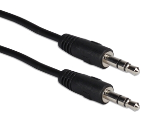 2ft 3.5mm Mini-Stereo Male to Male Speaker Cable CC400M-02 037229008210 Cable, Multimedia, Speaker - 3.5mm Mini-Stereo M/M, 2ft EJ110-0002 297424 CC400M02 CC400M-02 cables feet foot  2787 
