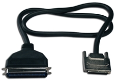 3ft Ultra320SCSI LVD VHDCen68 (.8mm VHDCI) Male to Cen50 Male Premium Cable CC620D-03 037229609011 Cable, .8mm UltraSCSI Up to 160/320MBps (SCSI V)/Ultra2 & 3/LVD to SCSI I Device, VHDCen68M/Cen50M, 3ft 144006 CC620D03 CC620D-03 cables feet foot  2910 