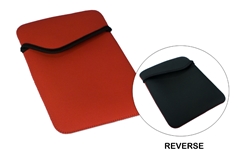 Reversible Sleeve for iPad/2/3 and Tablets IC-RB 037229000214 Reversible Sleeve/Nylon Padded Bag/case for Apple iPad and iPad 2 tablets and other e-Readers, Red/White 0000906958 KV7021 ICRB IC-RB   3486 