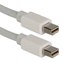 3-Meter Mini DisplayPort UltraHD 4K White Cable MDP-3M 037229009187 Cable, Mini-DisplaPort Digital Cable, Compatible with Thunderbolt Port, 3-Meter 534818 TW8622 MDP3M MDP-3M cables meters 2054 