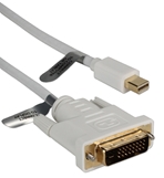 15ft Mini DisplayPort to DVI Digital Video Cable MDPDVI-15 037229009514 Cable, Mini-DisplayPort v1.1 Compliant, Convert Mini-DisplayPort Audio/Video into DVI Video, DP Male to DVI-D Male, 15ft 10DP-MDPDVI-15 YW3118 MDPDVI15 MDPDVI-15 cables feet foot  3590 