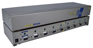 400MHz 8Port VGA Video Splitter/Distribution Amplifier with Audio MSV608P4A 037229006520 Video & Audio Signal Splitter/Multipler/DA/Distribution Amplifier with Built-in Booster, Up to 8 Video/Audio, 400MHz, Supports VGA/SVGA/XGA/Multisync/DDC and up to 2760x1600 Resolution, HD15/3.5mm Connectors VAS-818PF   MSV608P4A MSV608P4A      3642