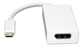 USB-C / Thunderbolt 3 to DisplayPort UltraHD 4K/60Hz Video Converter USBCDP-MF 037229230741 White USB-C