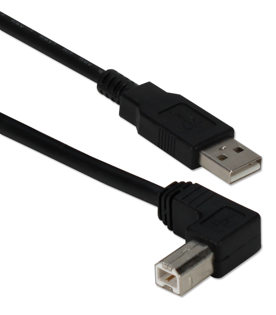 Cc2209c 08ra 8ft Usb 2 0 High Speed Type A Male To B Right Angle