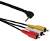 6ft 3.5mm to Composite Video and Stereo Audio Camcorder Cable