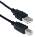 3ft USB 2.0 High-Speed Type A Male to B Male Black Cable