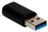 USB Male to USB-C Female 3.2 Gen 2 10Gbps Compact Conversion Adaptor