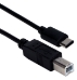 2-Meter USB-C to USB-B 3Amp Data Cable