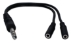 1/4 Male to Dual-3.5mm Female Audio Y-Adaptor
