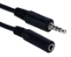 6ft 3.5mm 3-Ring Mini-Stereo Headset Mic & Audio Extension Cable