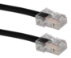 200ft CAT6 Gigabit Solid Black Patch Cord with POE Support