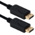 3ft DisplayPort 2.0 UltraHD 16K Black Cable with Latches