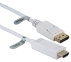 3ft DisplayPort to HDMI 4K Digital A/V White Cable