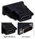 High Speed HDMI/HDTV 720p/1080p HDMI Female to DVI Male Video Adaptor