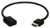 1ft High Speed HDMI UltraHD 4K with Ethernet Thin Flexible Extension Cable