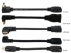 0.5ft High Speed HDMI UltraHD 4K Angle Adaptors HDTV Hook-Up Install Kit