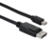 2-Meter Mini DisplayPort to DisplayPort UltraHD 4K Black Cable