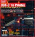 6ft USB-C to IEEE1284 Parallel Printer Bi-directional Cable