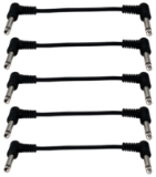 6-inch 5-Pack 1/4 to 1/4 Right-Angle TS Instrument Cables TSRAA-5PK 037229402759