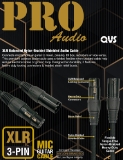 25ft XLR Balanced Nylon-Braided Shielded Audio Cable XLRMF-N25 037229402490