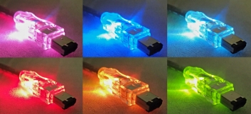 6ft IEEE1394 FireWire/i.Link 6Pin to 6Pin Translucent Illuminated/Lighted Cable with Multi-color LEDs CC1394-06L 037229139280 Cable, IEEE1394 FireWire/i.Link with Multi-color Changing LEDs, 6Pin to 6Pin, 6ft, Translucent TH6579 CC139406L CC1394-06L cables feet foot  2297 
