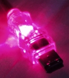 6ft IEEE1394 FireWire/i.Link 6Pin to 6Pin Translucent Illuminated/Lighted Cable with Purple LEDs CC1394-06PRL 037229139341 Cable, IEEE1394 FireWire/i.Link with Purple LEDs, 6 to 6Pin, 6ft, Translucent TH6581 CC139406PRL CC1394-06PRL cables feet foot  2299 