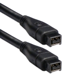 15ft IEEE1394b FireWire800/i.Link Bilingual 9Pin to 9Pin Black Cable CC1394FF-15 037229139075 Cable, IEEE1394b FireWire800-Bilingual, 9 to 9 Pins, 15ft 415497 PY7700 CC1394FF15 CC1394FF-15 cables feet foot  2356 