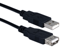 10ft USB 2.0 High-Speed 480Mbps Black Extension Cable CC2210C-10 037229228205 Cable, USB 2.0 Certified Universal Serial Bus Type A M/F Extension, 10ft CC2210C-10T  418079 CC2210C10 CC2210C-10 cables feet foot  2481 