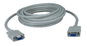 25ft Premium VGA HD15 Female to Female Tri-Shield Cable CC387D-25 037229421620 Cable, Straight-thru, VGA/SVGA Video, Premium, HD15F/F Triple Shielded, Beige, 25ft EVNPS05-0025-FF    CC387D25 CC387D-025  cables feet foot   2679