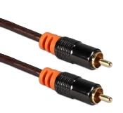 50ft HDTV RCA Premium Digital/SPDIF Subwoofer Audio Coax Cable RCA1A-50 037229400847 Cable, RCA/SPDIF Component/Composite Video/Digital Audio Premium 75ohm Color-coded Shielded Cable, RCA M/M, 50ft RCA1V-50     RCA1A50 RCA1A-050  cables feet foot   3687