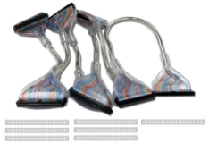 SCSI 60 Inches IDC50 Five Drives Translucent Silver Round Internal Bulk Cable SCSI5SVB 037229112580 Cable, Premium SCSI 50Pin Round Internal with Extra Connector for Terminator, SilverMesh TinCopper Braided with Translucent Jacket, Up to Five Drives, Silver, (7) IDC50S, 60", Bulk SCSI5SVB SCSI5SVB  cables    3801