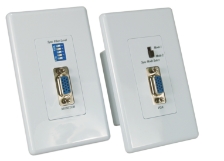 100-Meter VGA/UXGA CAT5e/6/RJ45 Extender Wallplate Kit VB-C5WP 037229007343 VGA/SXGA RJ45/CAT5e/CAT6 Video Wallplate Extender Kit, Baluns/Signal Repeater, Up to 300ft VW01  Y68295 VBC5WP VB-C5WP   feet foot   2000 IMCE