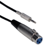 6ft XLR Female to 3.5mm Male Audio Cable XLRSF-06 037229402636