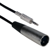 10ft XLR Male to 3.5mm Male Audio Cable XLRSM-10 037229402629
