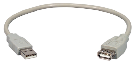 1ft USB 2.0 High-Speed 480Mbps PortSaver/Extension Beige Patch Cord CC2210-01 037229229127 Cable/Adaptor/Coupler, PortSaver Series/Dongle, USB 2.0 Universal Serial Bus Certified Type A M/F Extension, 1ft 158378 CC221001 CC2210-01 adapters adaptors cables feet foot  2472 