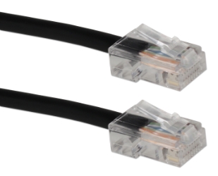 14ft 350MHz CAT5e Flexible Black Patch Cord CC712E-14BK 037229716207 Cable, CAT5E Ethernet RJ45 Category 5E 350MHz Flexible/Stranded, Network Hub/DSL/CableModem/LAN Patch Cord, Assembled, Black, 14ft 199075 CC712E14BK CC712E-014BK cables feet foot  3045 