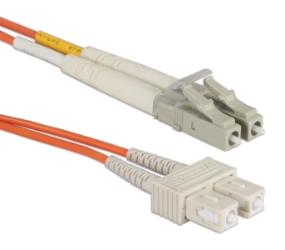 2-Meter LC to SC Multimode Fiber Duplex Patch Cord FDLCSC-2M 037229487848 Fiber Optics Multimode Duplex Patch Cord, LC to SC, 2M (6.56ft) 6254 RC3235 FDLCSC2M FDLCSC-02M  feet foot  3342 