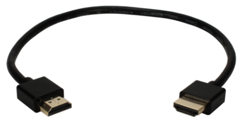 1ft High Speed HDMI UltraHD 4K with Ethernet Thin Flexible Cable HDT-1F 037229401561