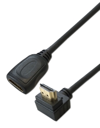 0.5ft Up-Angle High Speed HDMI Male to Female UltraHD 4K Flex Adaptor HDXUP-0.5F 037229401745