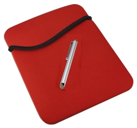 Reversible Sleeve and Premium Fabric Tip Stylus Combo Kit for iPad/2/3 and Tablets IC-RBSV 037229000245 Reversible Sleeve/Bag/Case with Stylus, Nylon padded bag for Apple iPad and iPad2 and other e-readers and tablets IC-RB + IS2-SV  264218 ICRBSV IC-RBSV   3488 
