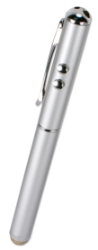 Premium 3-in-1 Laser Pointer & LED Flashlight with Stylus for Tablets & Smartphones IS4-SV 037229000887 Q-Stick with Laser Pointer and LED FlashLight for Tablets, Capacitive Touch Stylus for iPhone/iPod/iPad and HTC/BlackBerry Storm cell/smart phones, Silver 267260 NZ0710 IS4SV IS4-SV   2084 