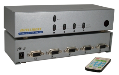 4x1 250MHz 4Port VGA Video Share Switch with Remote Control MSV104RC 037229006322 Video Selector with Built-in Booster and Remote Control, Up to 4 Video, 250MHz Supports VGA/SVGA/Multisync and up to 1920x1440, HD15 VRM-714 81588 TB7322 MSV104RC MSV104RC   3625 
