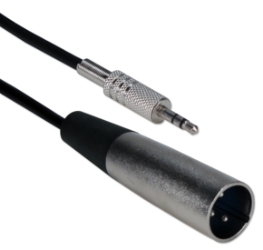 10ft XLR Male to 3.5mm Male Audio Cable XLRSM-10 037229402629