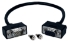 1ft High Performance UltraThin VGA/QXGA HDTV/HD15 Tri-Shield Fully-Wired PortSaver/Extension Cable with Panel-Mountable Connectors - CC320M1-01