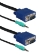 100ft Premium Tri-Shield VGA HD15 & 3.5mm Stereo Male to Male Combo Cable - CC388A1-100