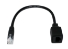 1ft 350MHz CAT5e Ethernet Extension/Telco PortSaver Patch Cord - CC712MF-01LBK